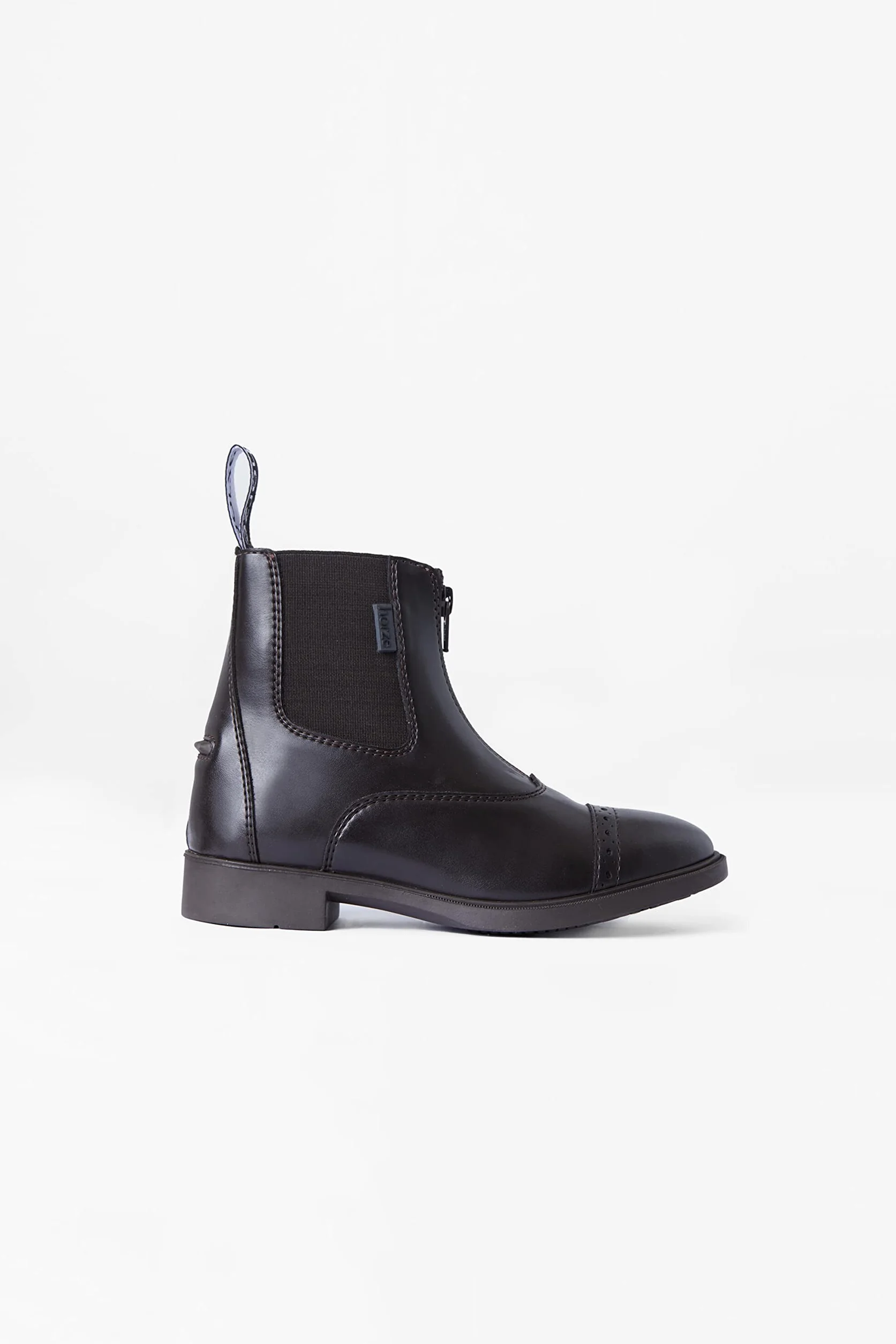 HORZE Kinder Reitstieflette Wexford, Jodhpur Stiefel für Mädchen mit Reißverschluss
