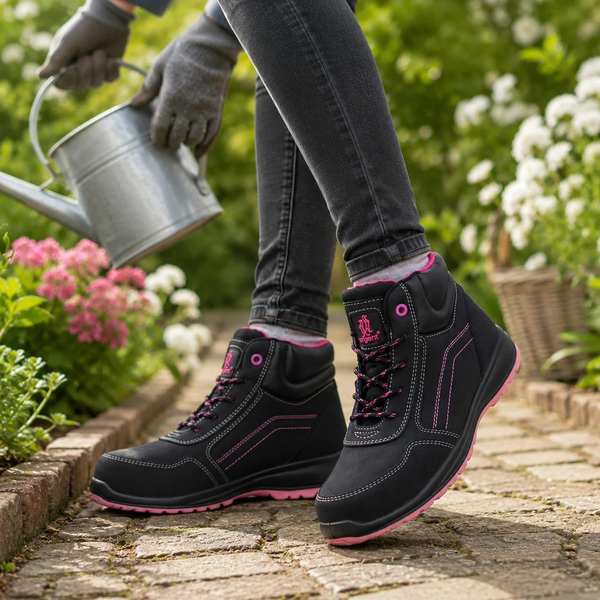 Urgent Lady Arbeitsschuhe Sicherheit Industrie Sicherheitsschuhe Modell 116 S1 EN ISO 20345 NEU + OVP