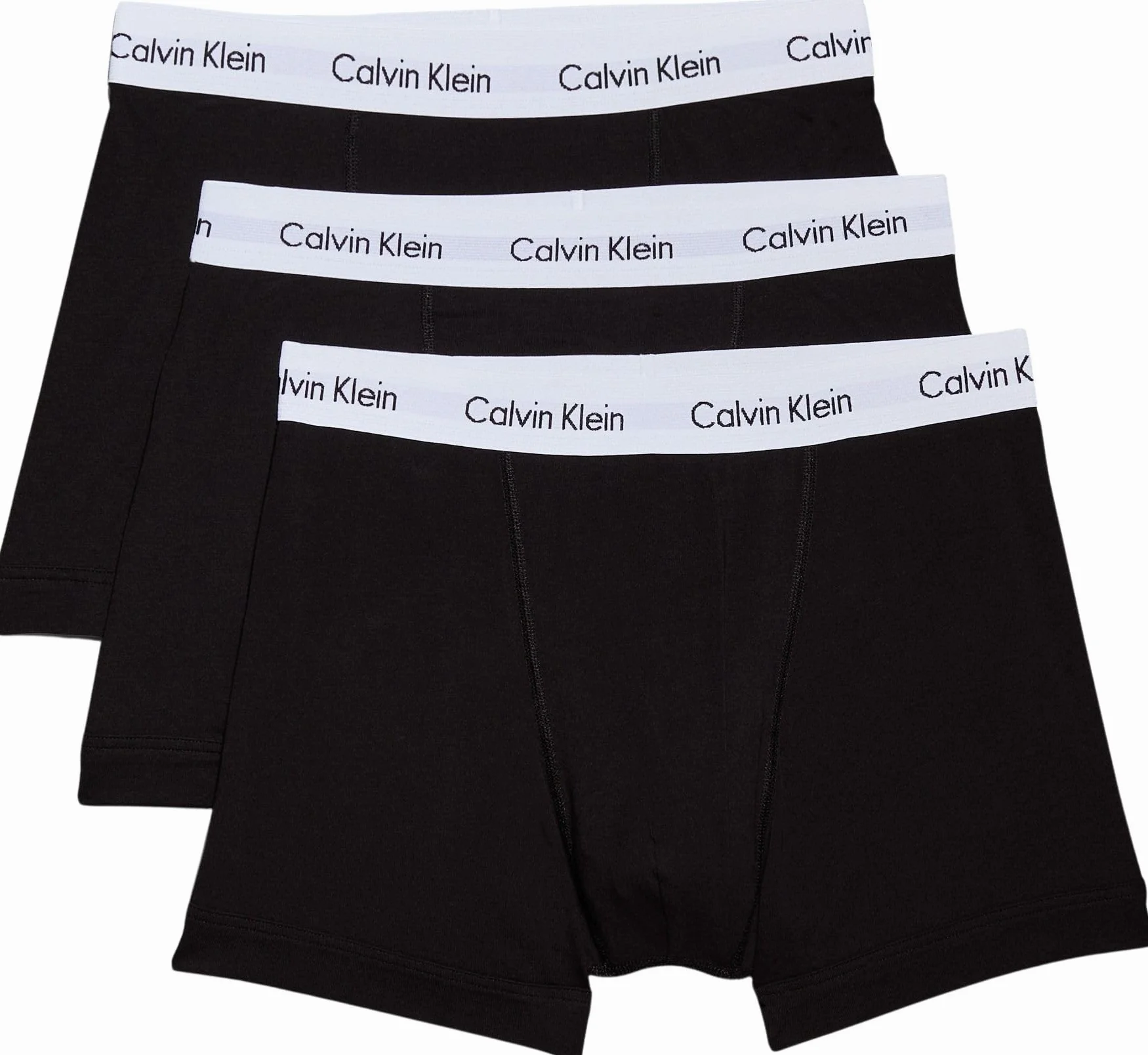 Calvin Klein Herren Boxershorts Trunks 3er Pack mit Logobund
