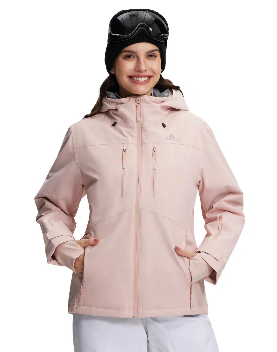 Pioneer Camp Damen Skijacke Wasserdicht Winddicht Warm Winter Outdoorjacke für Ski Snowboard Wandern
