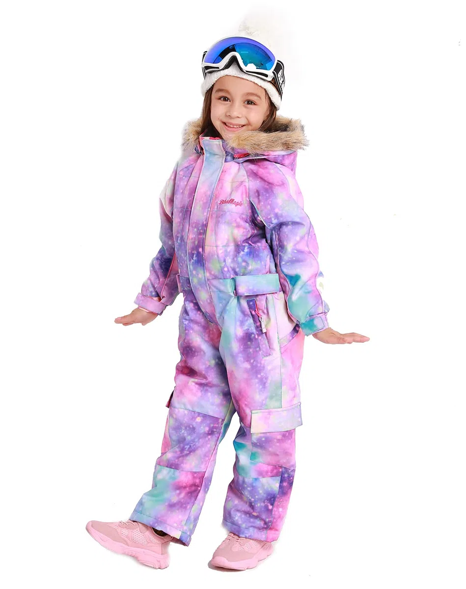 BUMDEEP Kinder Baby Einteiler Schneeanzug Overall Skianzug Jacken Mäntel Jumpsuits Winter Outdoor Wasserdicht Snowboarden