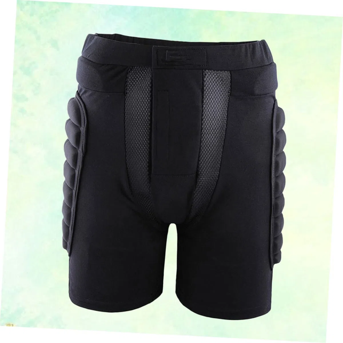 BESPORTBLE Skihose für Junge Mädchen Schwarz Snowboard Schutzhose mit Rundumpolsterung für Hüfte Oberschenkel und Steißbein Elastischer Atmungsaktives Material für Skifahren und Snowboarden