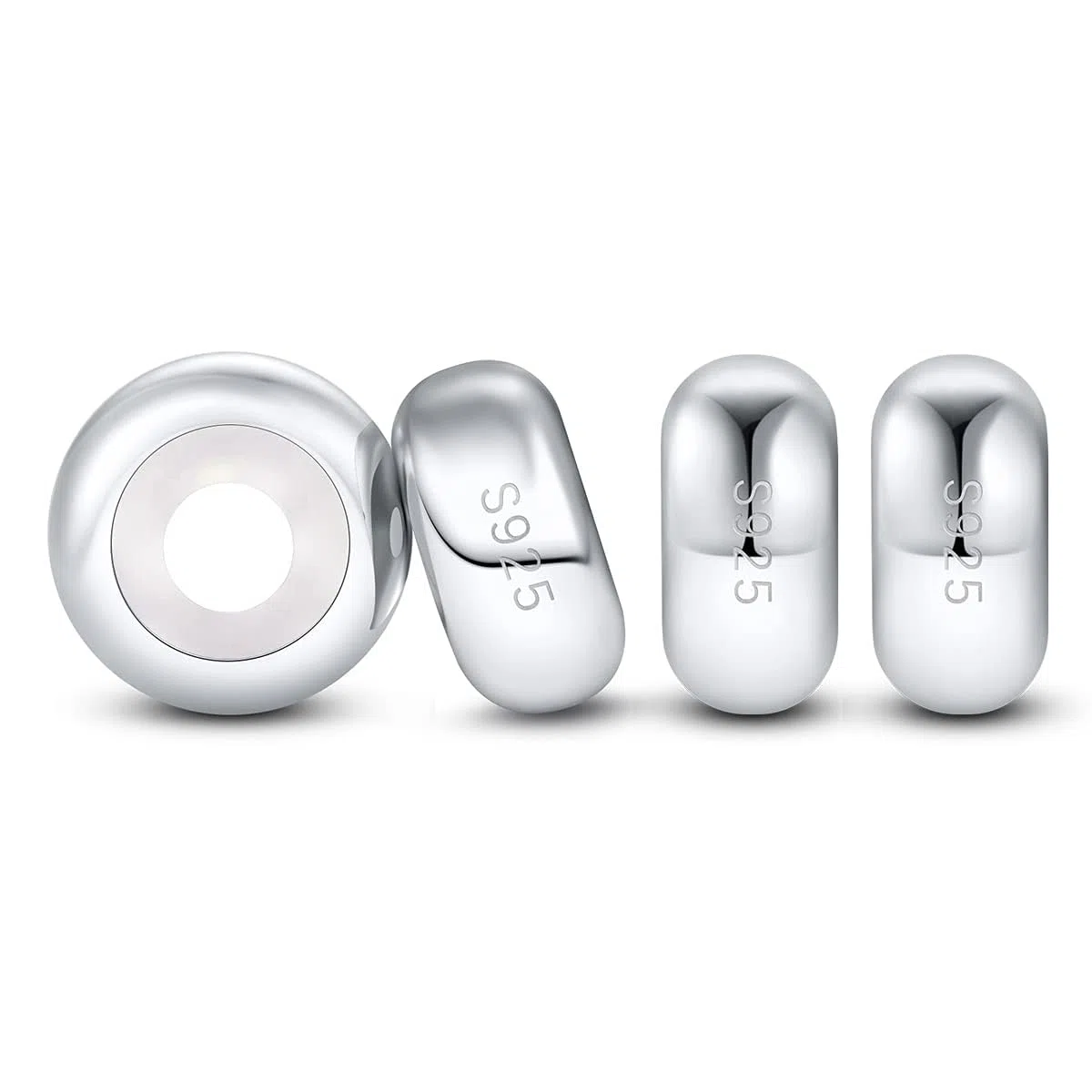 DALARAN 925 Sterling Silber Spacer Bead Charm Stopper für Damen