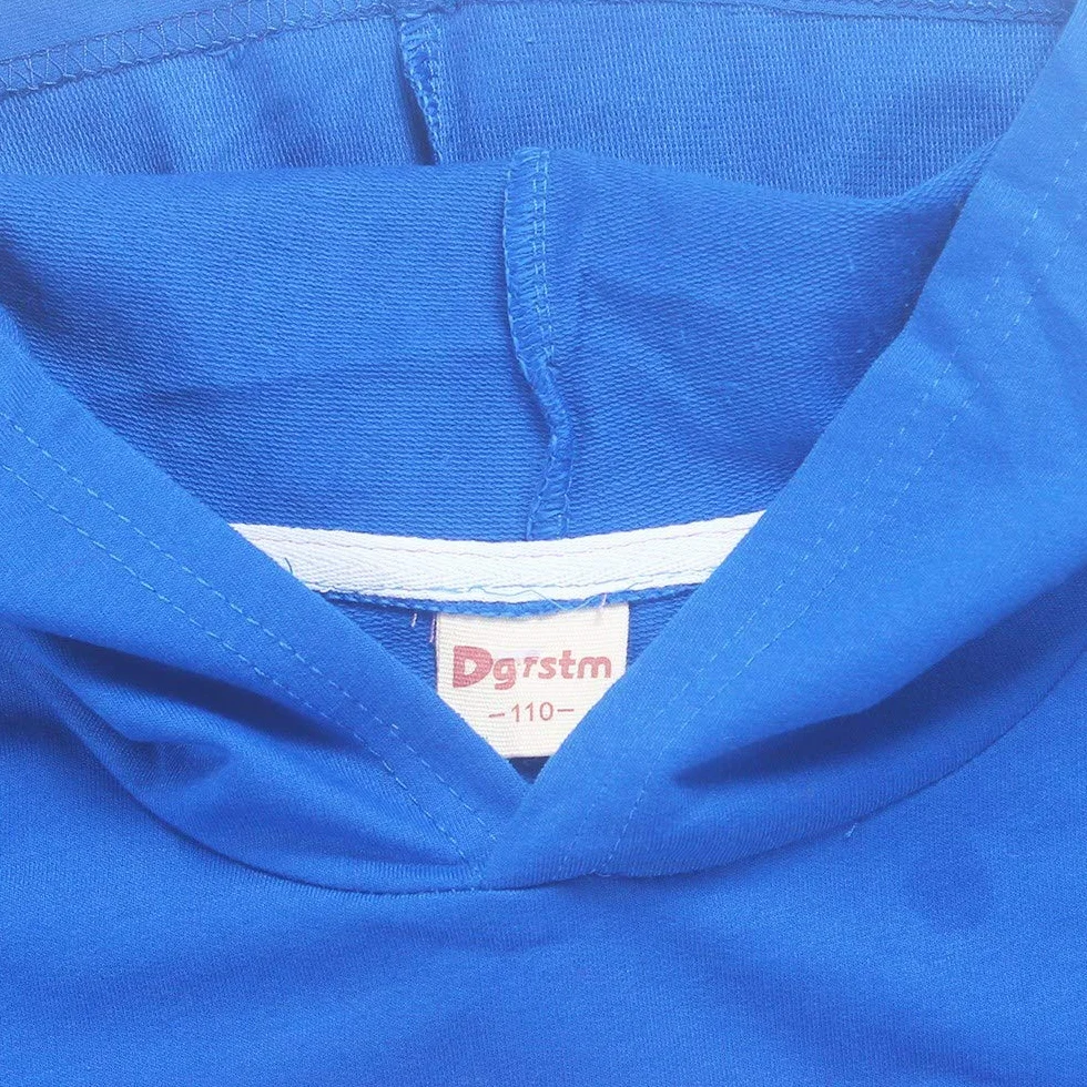 Sportanzug für Kinder mit 3D-Cartoon-Print,Freizeitpullover für Kinder Hoodie + Hose (DE/NL/SE/PL, Numerisch, 140, Regular, Blau (A))