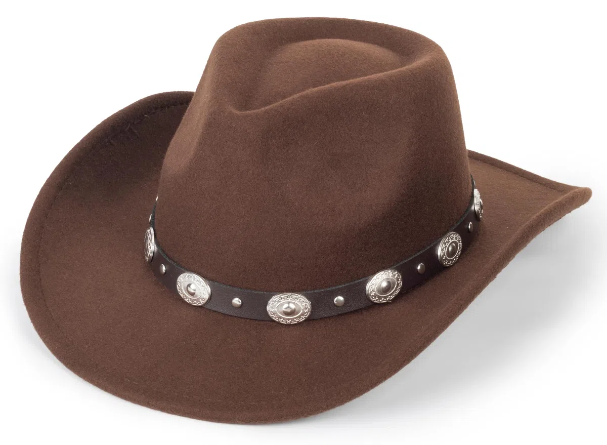 INOGIH Women Men Western Cowboy Cowgirl Hat Fedora with Pull-on Closure Outdoor Wide Brim Fedora Hat