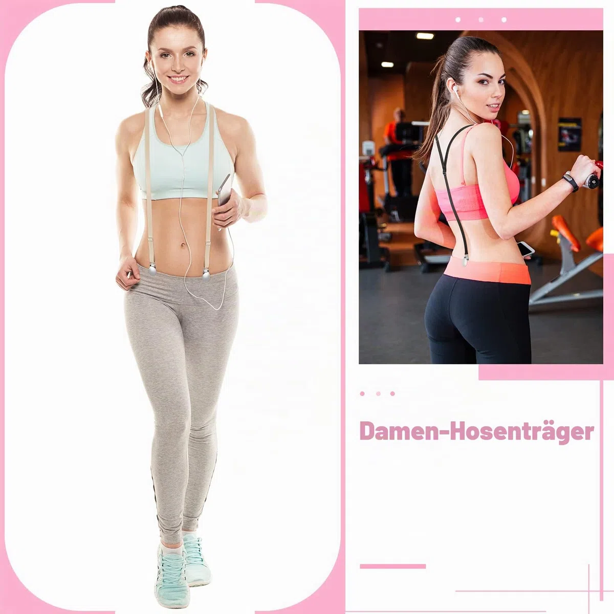 Sintege Damen Suspenders Hosenträger