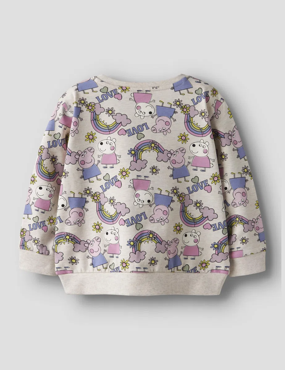 NAME IT Mädchen Nmfdarma Peppa Nreg Sweat Bru Cplg