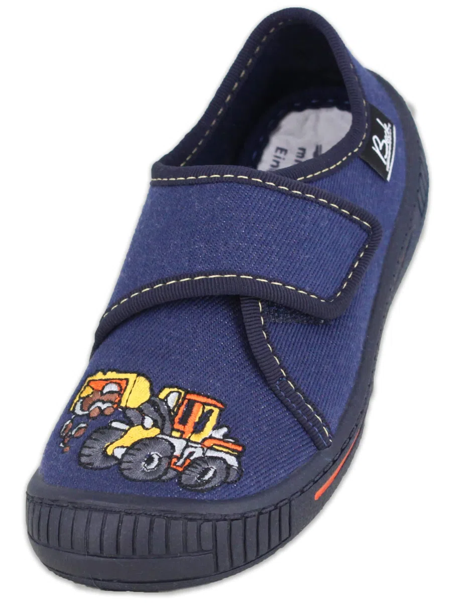 Beck Jungen Bagger Niedrige Hausschuhe