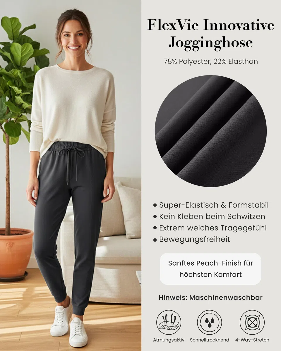 Leichte Jogginghose Damen mit Taschen - Dünne High Waist Sporthose Lang, Weiche Joggpants in vielen Farben, Elastische Trainingshose, Haushose & Loungehose für Frauen