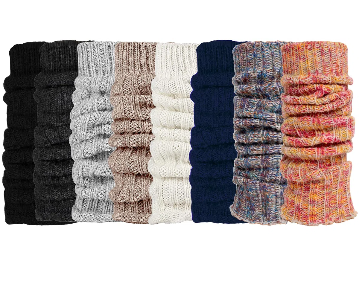 Alpaka Stulpen Damen - Leg Warmers Mit 50% Wollanteil Und 10% Alpaka Wolle - Wollstulpen Flauschig Weich Mit Schönem Grobstrick-muster - One Size, Geeignet Für Damen Und Teenager Stulpensocken