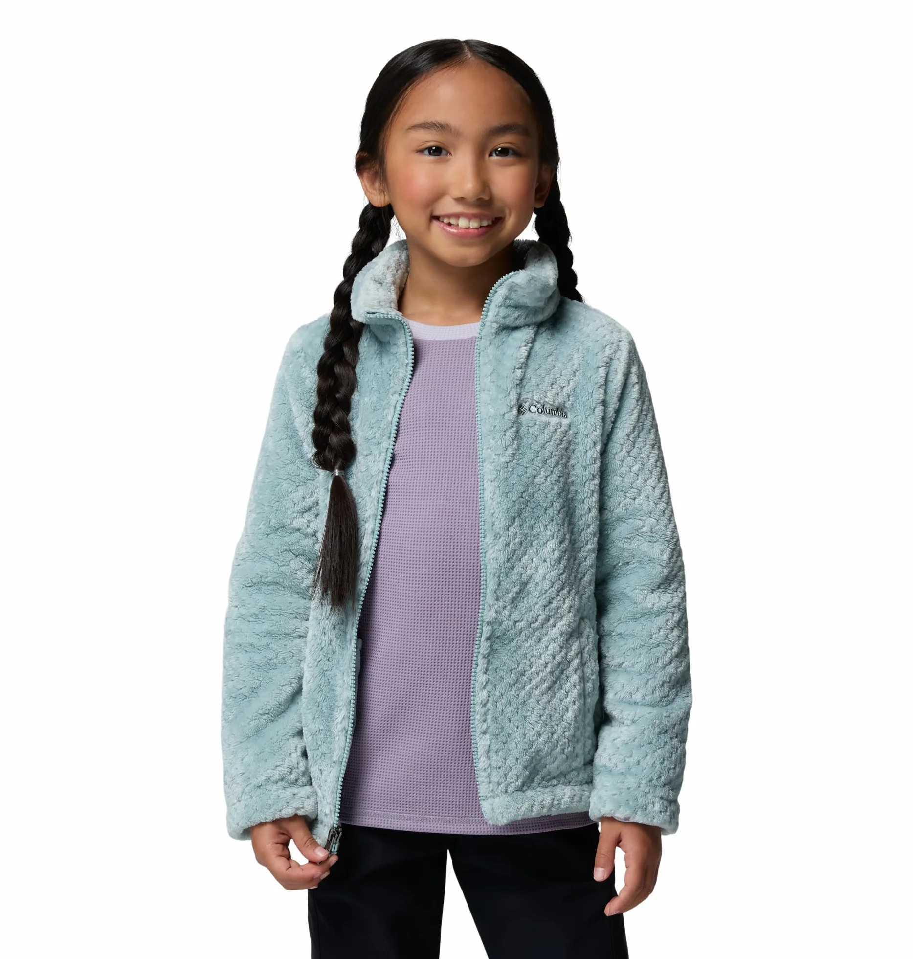 Columbia Youth Girls Fire Side Sherpa Full Zip Fleece Jacke mit Reißverschluss