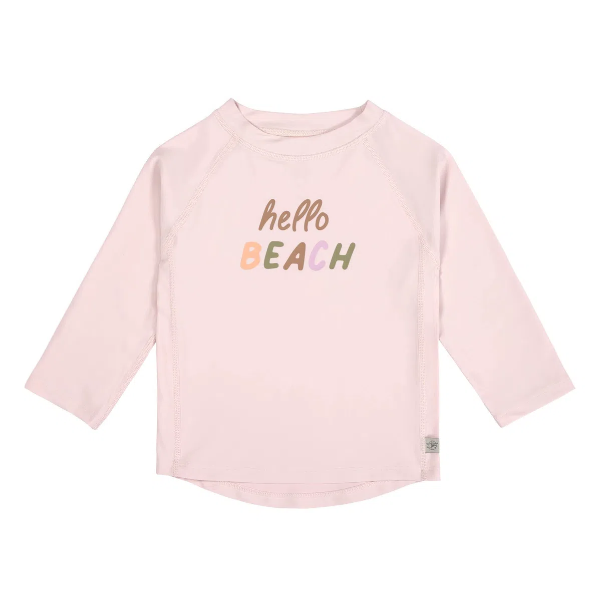 LÄSSIG Schwimmshirt Badeshirt Langarm Splash & Fun Hello Beach Light pink, 19-24 Monate Gr. 92