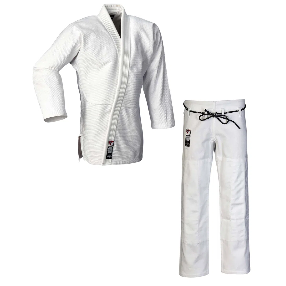 Ju-Sports BJJ Gi Pearl Pure Lady Cut weiß - Schmal geschnittener Brazilian Jujutsu Anzug speziell für Damen, 100% Baumwolle, Stoffgewicht 550 g/qm in Pearl-Webung