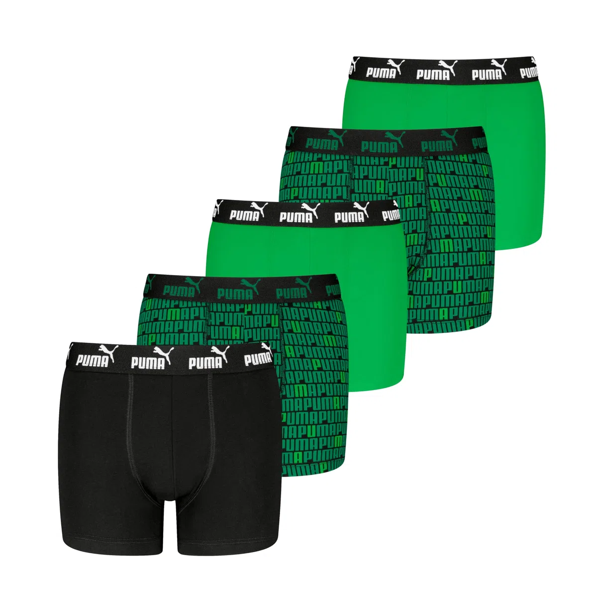 Puma Jungen Printed Boxers Boxer (5er Pack)