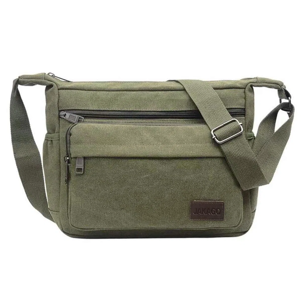 JAKAGO Wasserdichte Umhängetasche Herren Segeltuch Arbeitstasche Outdoor Camping Reisen
