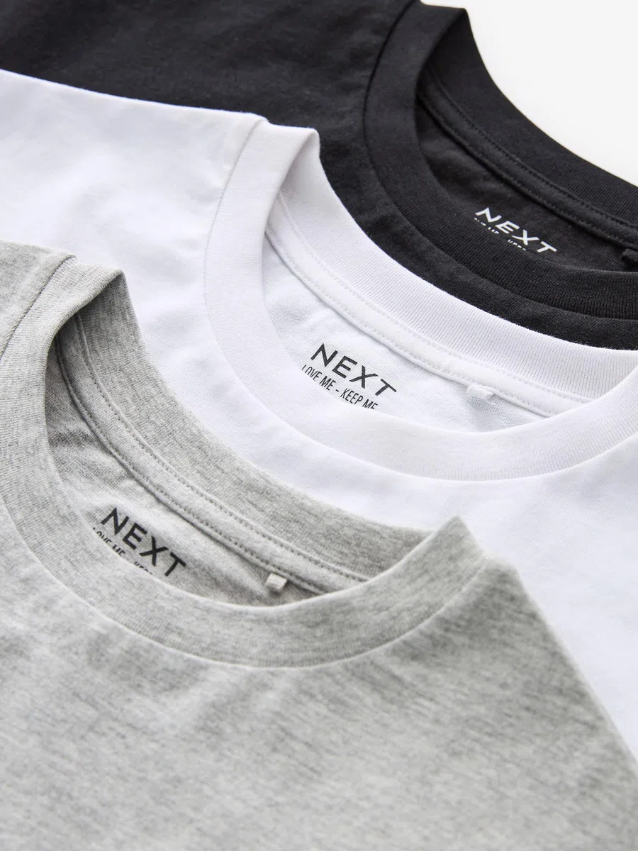 NEXT Mädchen 3er-Pack Oversized T-Shirts