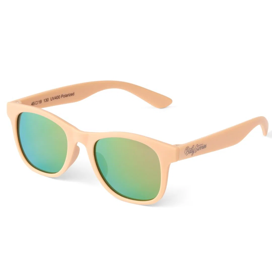 BABY SUNNIES Polarisierte Kleinkinder-Sonnenbrille ab 2 Jahre - 100% UV Schutz Sicherheit - Flexibler Rahmen - Bruchsicher