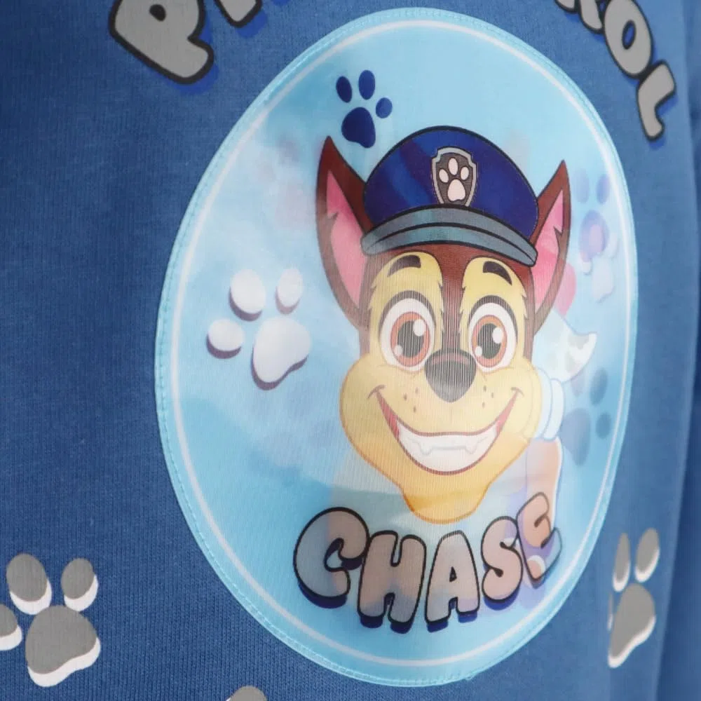 Paw Patrol Jungen Pullover Kinder Sweatshirt – Blau mit Wechselbild – Gr. 98–128 – Weich & Bequem – Offizielles Lizenzprodukt
