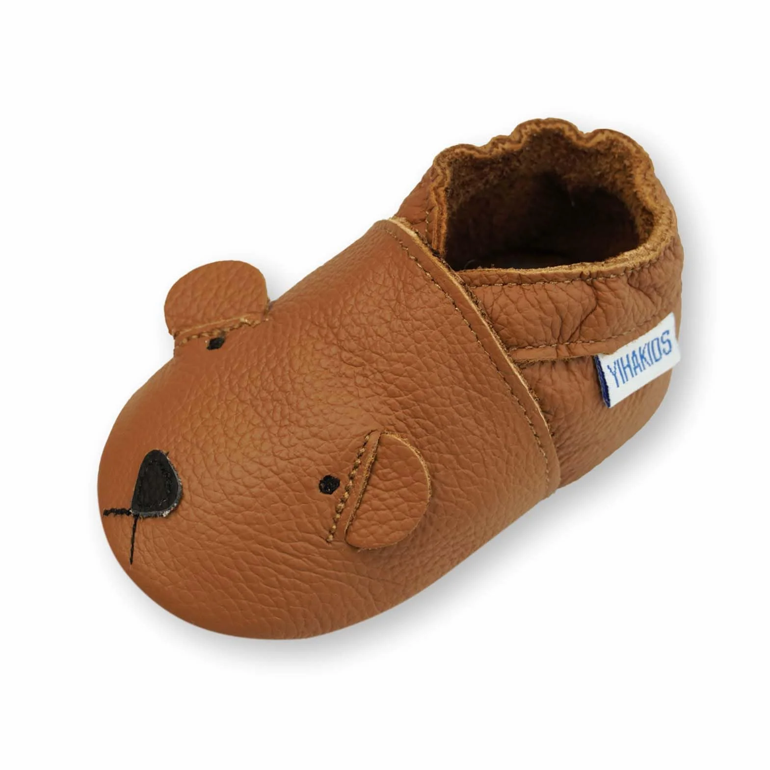 YIHAKIDS Krabbelschuhe Babyschuhe Lauflernschuhe Kleinkind Lederschuhe Hausschuhe Weiche Sohle Lernlaufschuhe