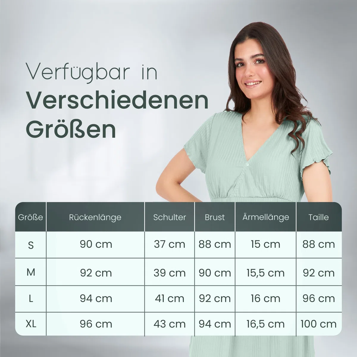 Stillnachthemd, Geburtskleid, geburtshemd, 3 in 1 Stillen, Krankenhaus und Schwangerschaft, Weich und Atmungsaktiv