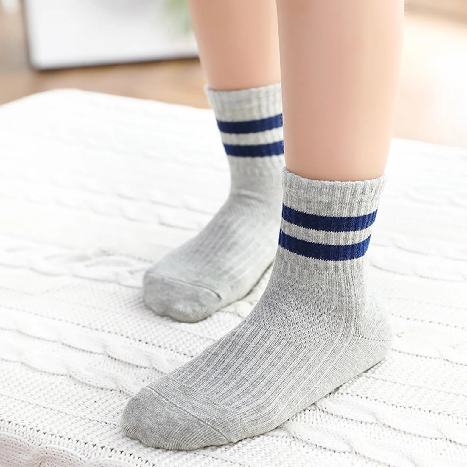 9 Paar Socken Jungen Kinder Tennissocken Kinder Kindersocken Jungen Mädchen Elastisch Baumwolle Unisex Soprtsocken
