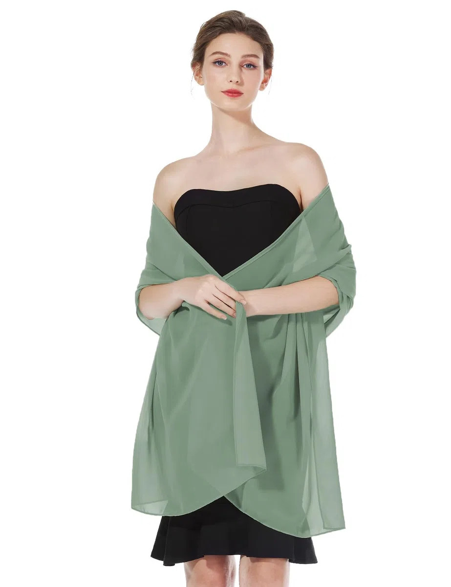 BEAUTELICATE Chiffon Schal Stola Damen Festlich Elegante Tücher Schultertuch Stola für Abendkleider Braut Festlich Sommer Hochzeits