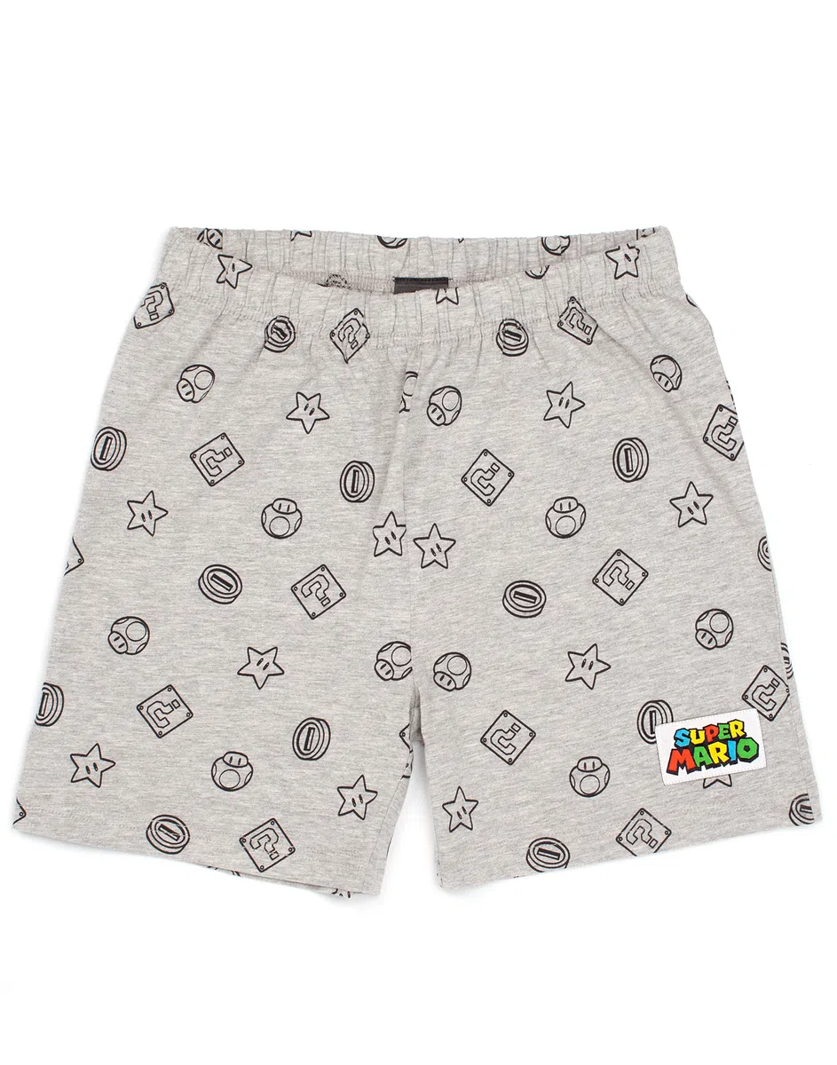 Super Mario Nintendo Pyjamas Jungen Kinder Luigi Blau oder Rot Kurze PJs