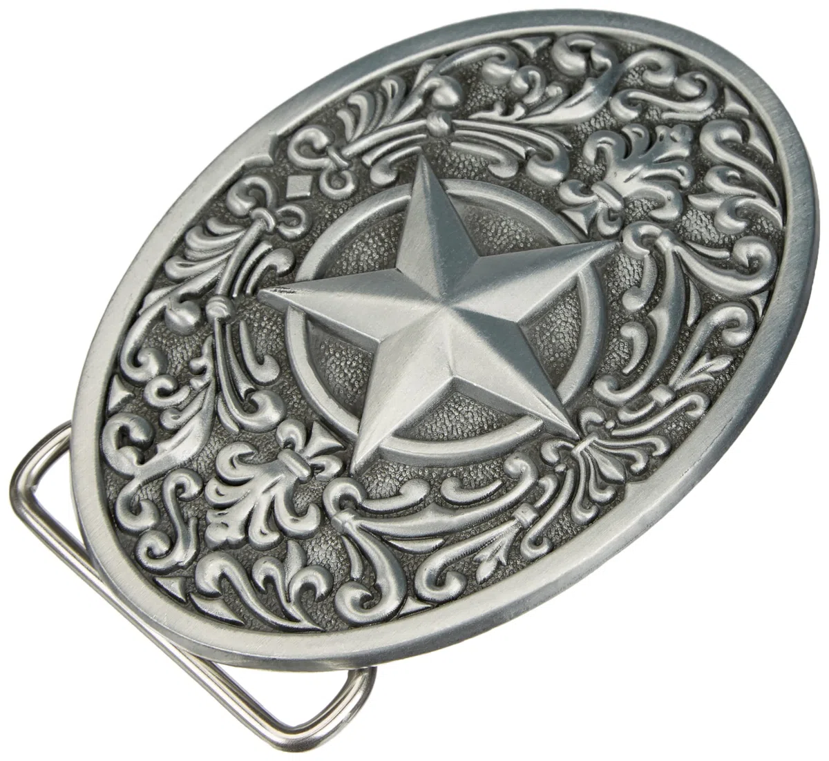 Gürtelschnalle Western Star Stern Cowboy 3D Optik für Wechselgürtel Gürtel Schnalle Buckle Modell 246