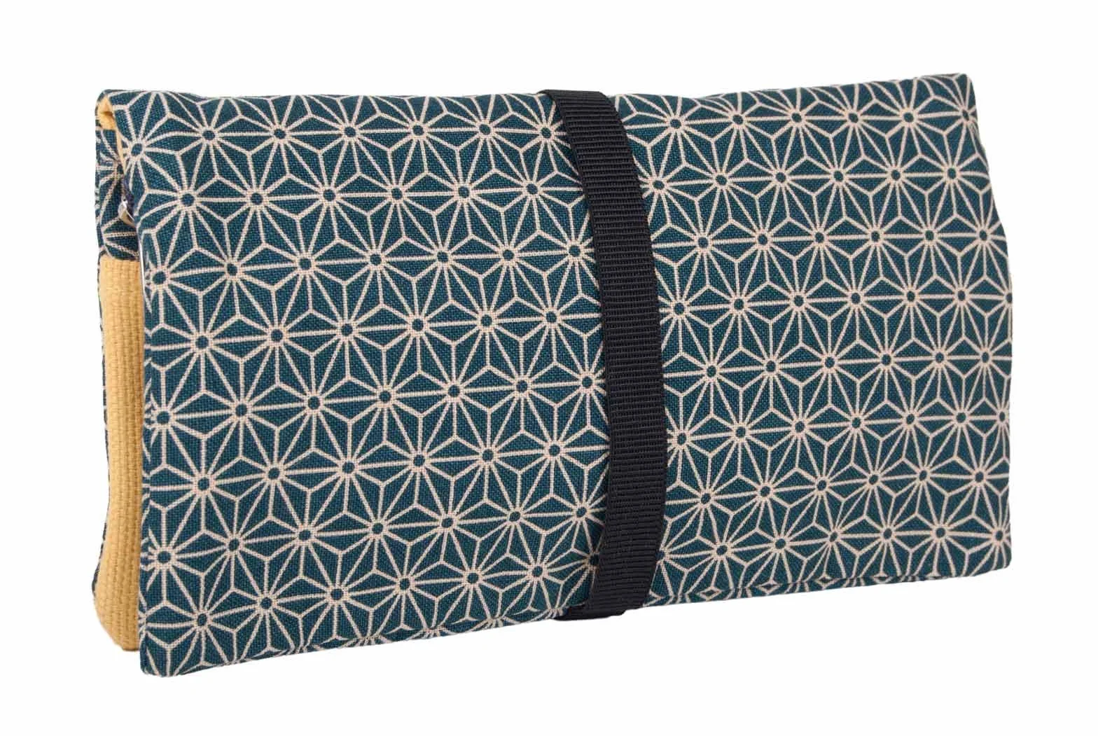 Tabaktasche aus Bio-Baumwolle - Tabakbeutel mit Filterfach, Blättchen & Feuerzeug MAKI