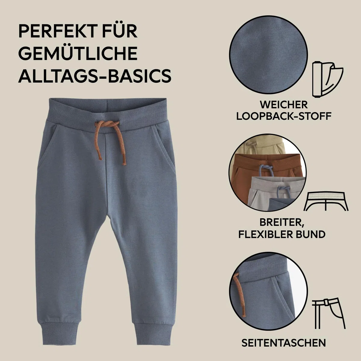 NEXT Jungen Jogginghose im 5er-Pack 62-122