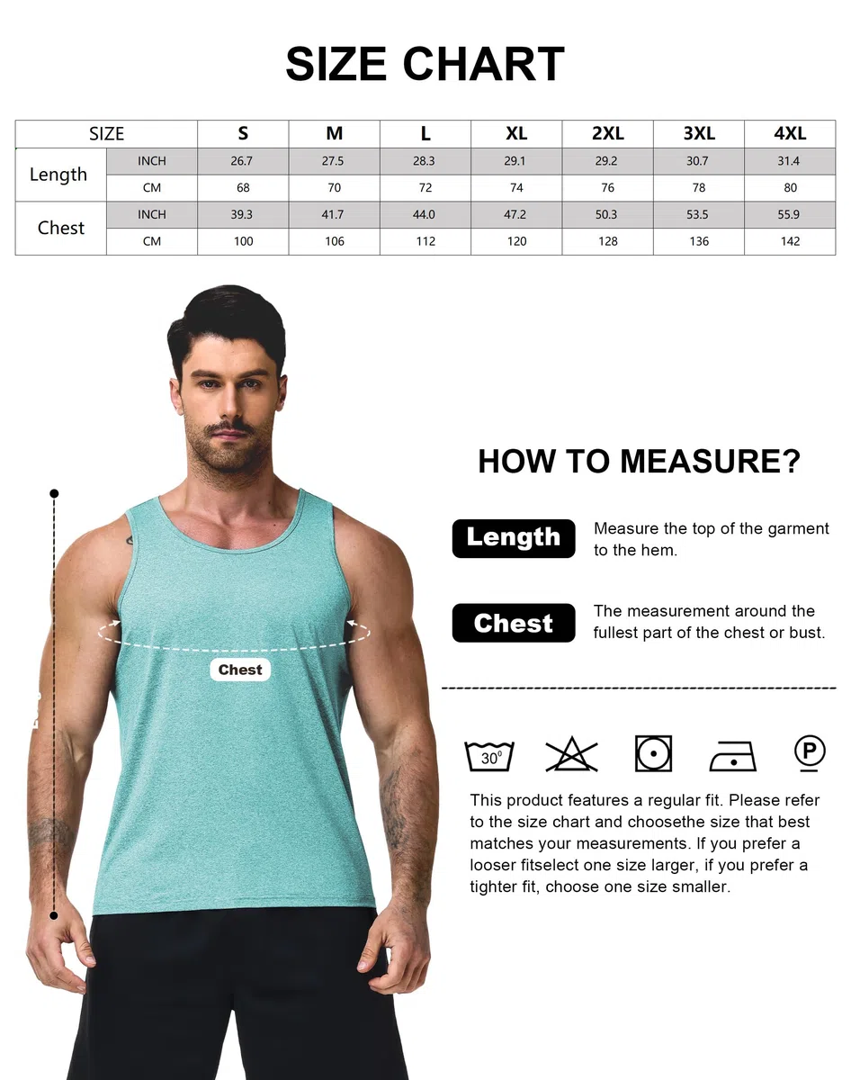 Hioutdoor 3er Pack Muskelshirts Herren Fitness Tank Top Ärmelloses Shirt Muscle Workout Quick Dry Atmungsaktive Schnelltrocknend Gym Laufshirt Sommer Sleeveless Sportshirt