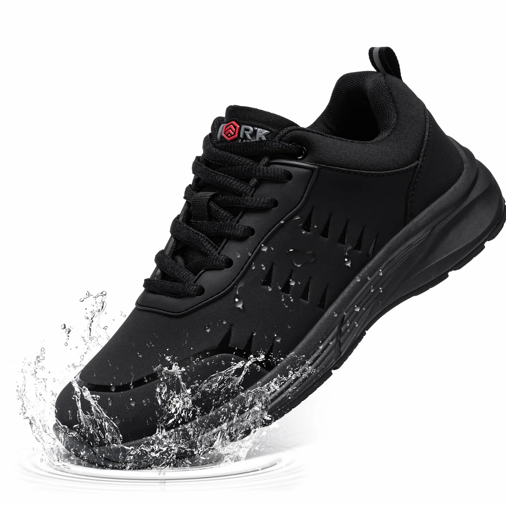 LARNMERN Kochschuhe rutschfeste Schuhe Herren Damen Wasserfeste Küche Arbeitsschuhe Laufsohle Non-Slip Gastro Kellner Sportschuhe Outdoor Fitness OHNE-Stahlkappe