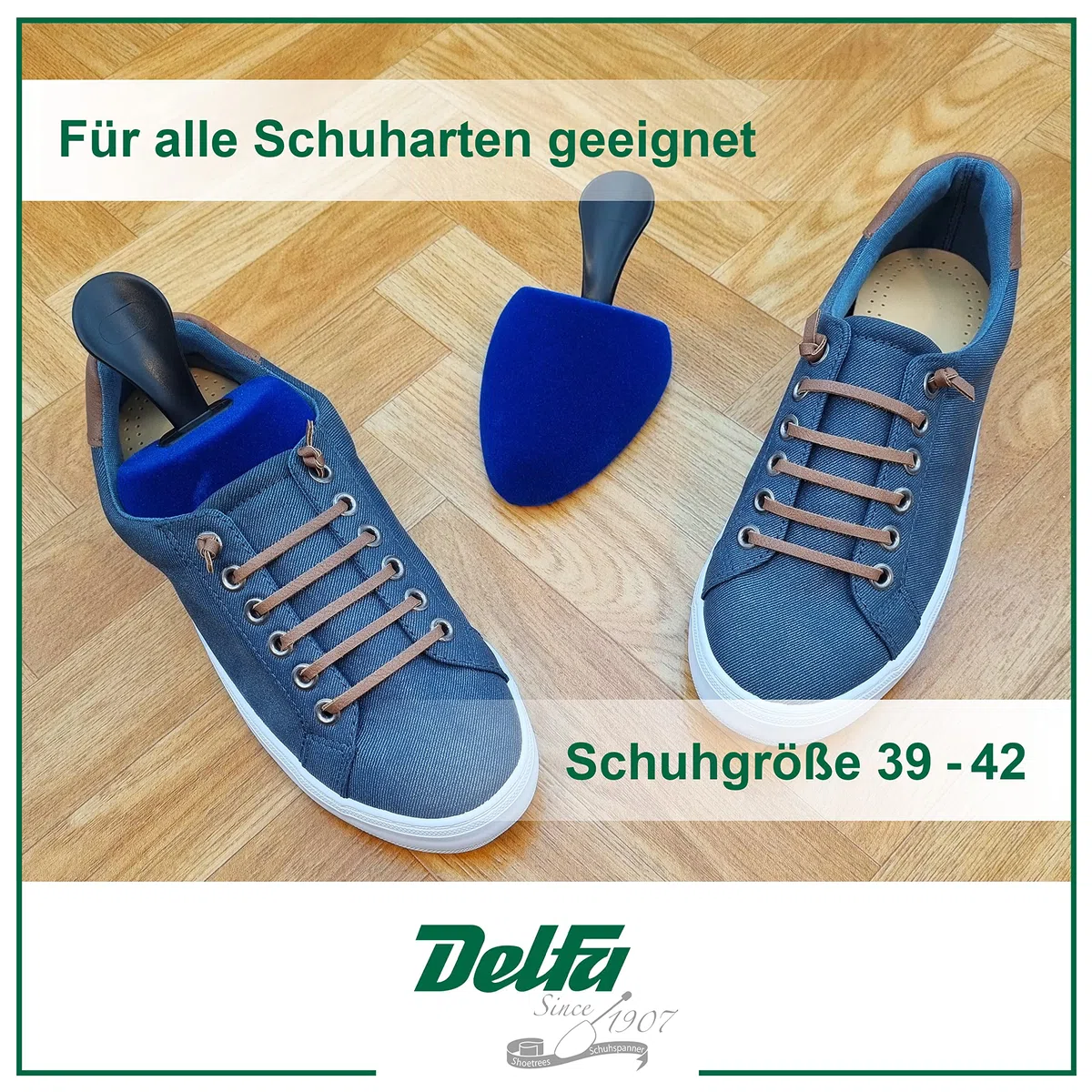 DELFA Foam Fit Schuhspanner - Perfekte Formerhaltung & Frische - Set aus 3 Paar - Schuhformer Schuhstrecker - für Damen