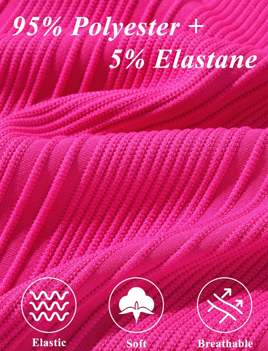 FEOYA Damen Maternity Badeanzug Einteilige Strand Mode V Ausschnitt Crossover Umstandsbademode Sommer Atmungsaktiv Swimsuit S-XL