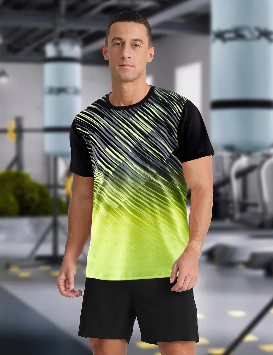 APTRO Herren Sport T Shirt Funktionsshirt Schnelltrocknend Laufshirt Trainingsshirt Gym Tshirts