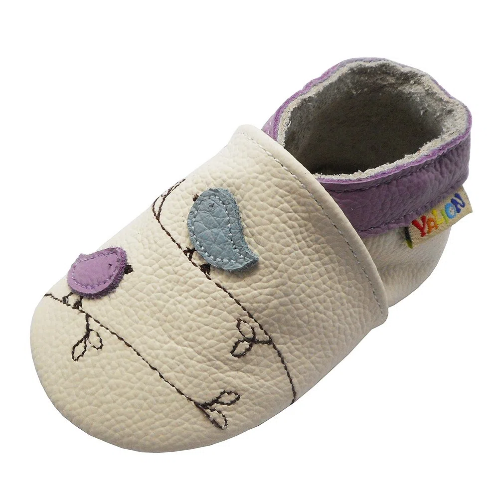 YALION Krabbelschuh Babyschuh Lauflernschuh Jungen Mädchen Baby Weicher Flexibles Leder mit Mokassins Wildledersohlen Elastische Knöchel Lederpuschen