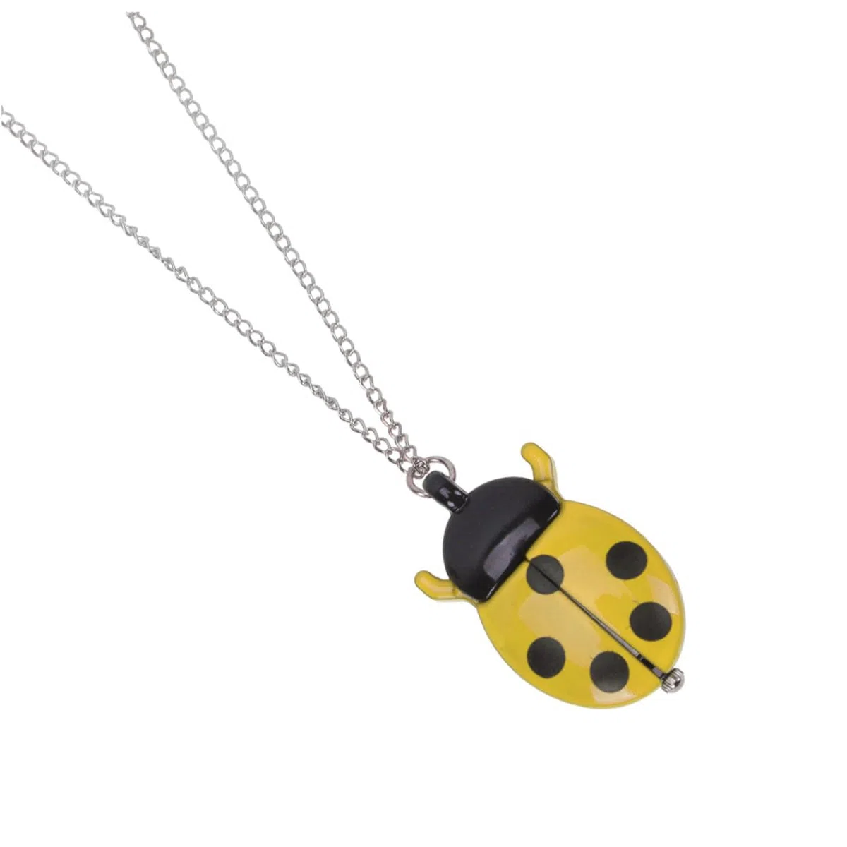Mipcase Vintage Marienkäfer Taschenuhr Für Kinder Mit Präzisem Quarzwerk Und Metalllegierung Retro-Uhr in Käferform Als Geschenk Für Alltag Und Reisen