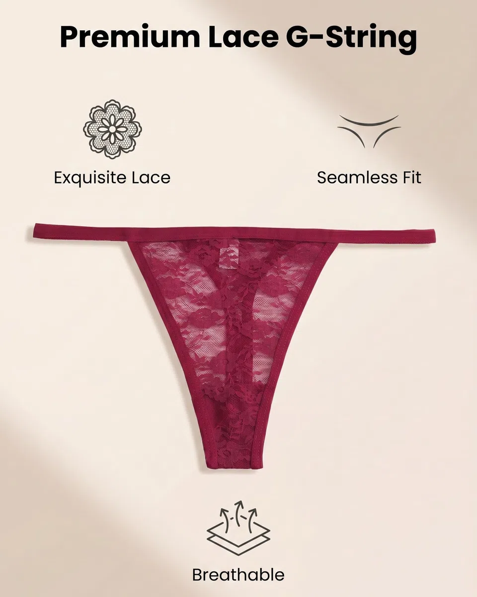 FINETOO 10er Pack Spitze Strings Tangas Damen Set Unterhosen Sexy Unterwäsche Frau Lingerie Sexy Thongs for Women Dessous Mehrpack S-XL