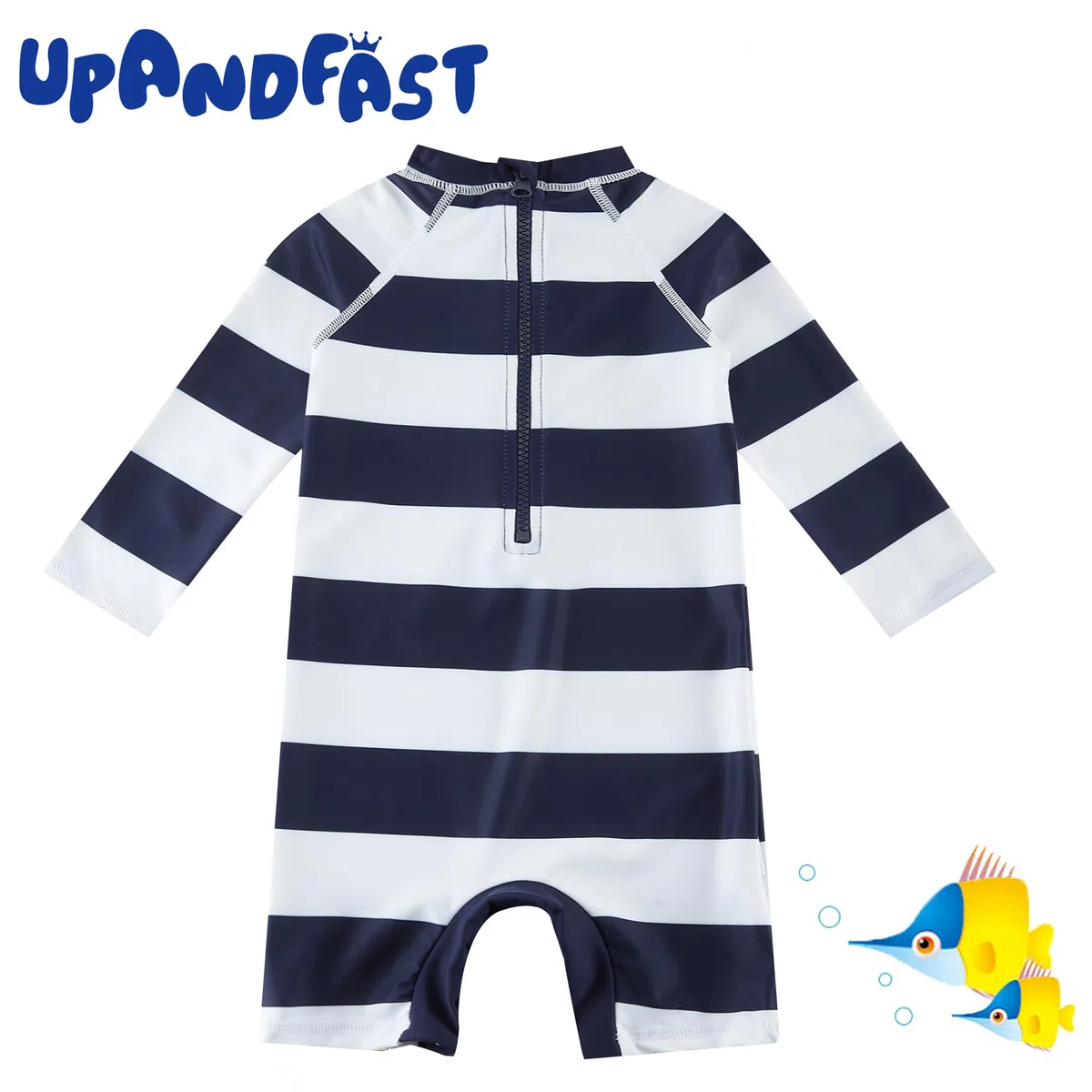upandfast Baby Jungen/Mädchen Badeanzug mit Knöpfen UPF50+ Badebekleidung Für Baby UV-Schutz