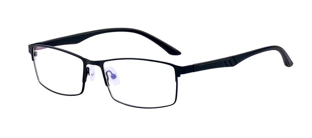 ALWAYSUV Classic Schwarz TR90 Vollformat Kurzsichtige Myopie Kurzsichtige Brille Transparente Linse Fernbrille Für Damen/Herren