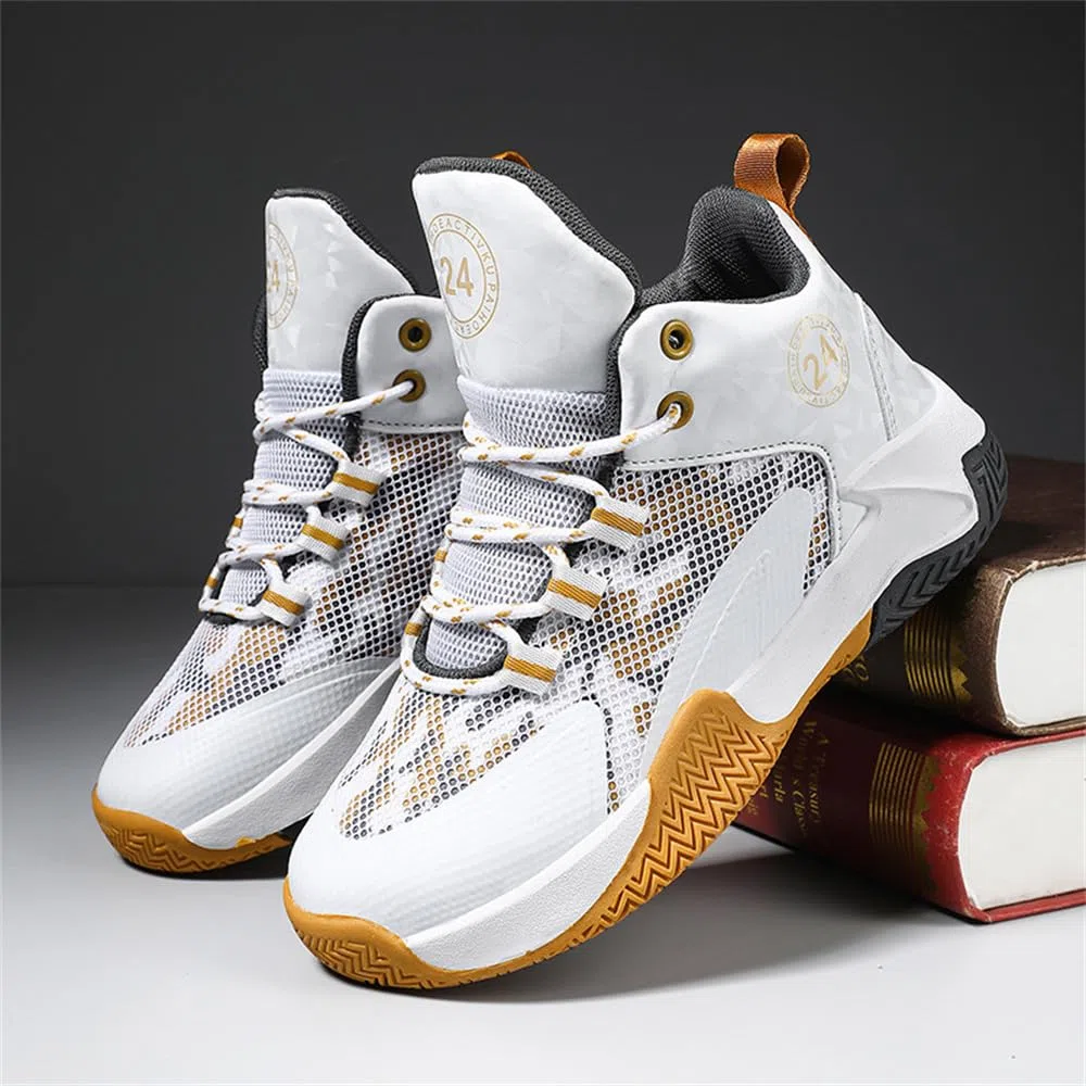 Hixingo Kinder Basketballschuhe Sportschuhe Jungen, Mädchen Sneaker Herren Turnschuhe Anti-Rutsch Laufschuhe High Top Basketball Schuhe Unisex