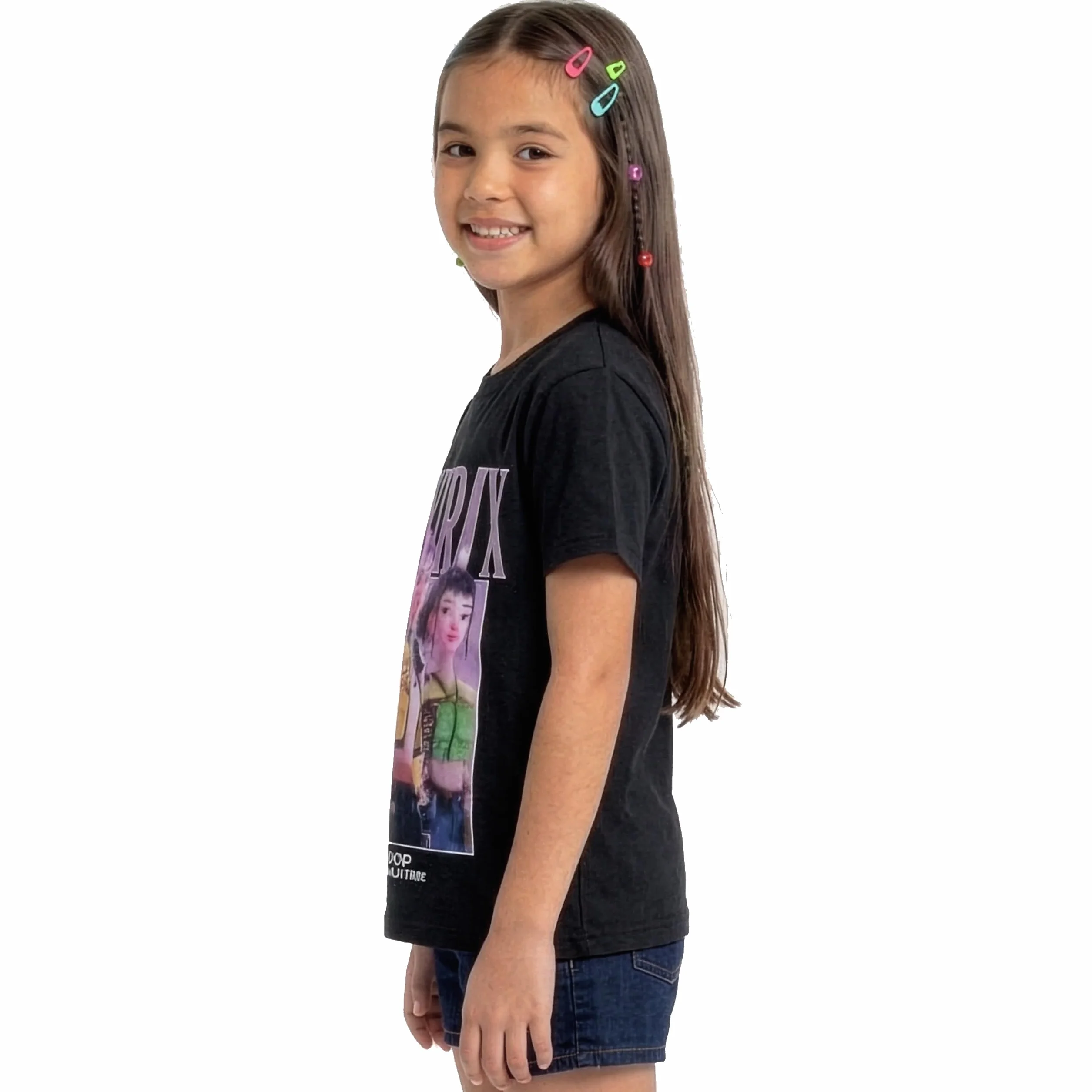 KPop Demon Hunters T Shirt Mädchen, Huntrix T Shirt Mädchen, Kurzarm Kinder Top