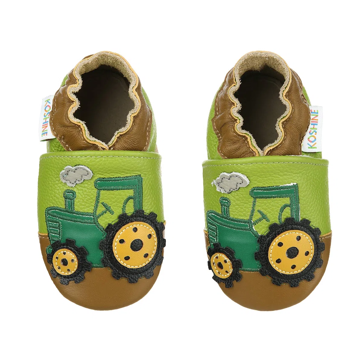 Weiches Leder Krabbelschuhe Baby Schuhe Kinder Lauflernschuhe Hausschuhe 0-3 Jahre (Grau, 18)