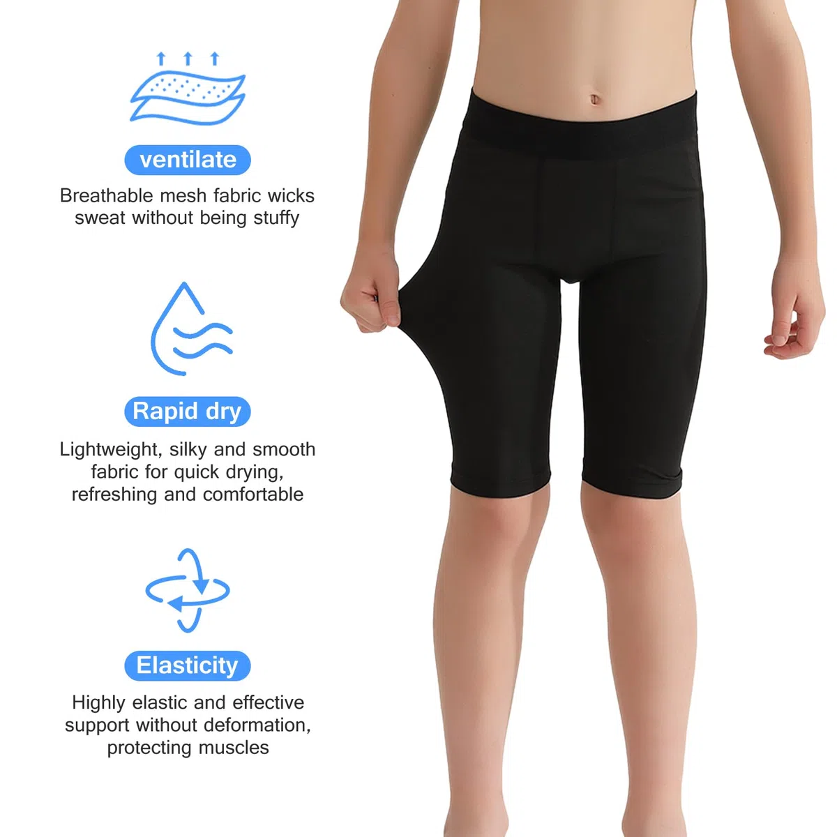 Valcatch 2er-Pack Kompressionsshorts für Jungen, sportliche Unterhosen für Jugendliche, Sportunterwäsche für Basketball und Baseball