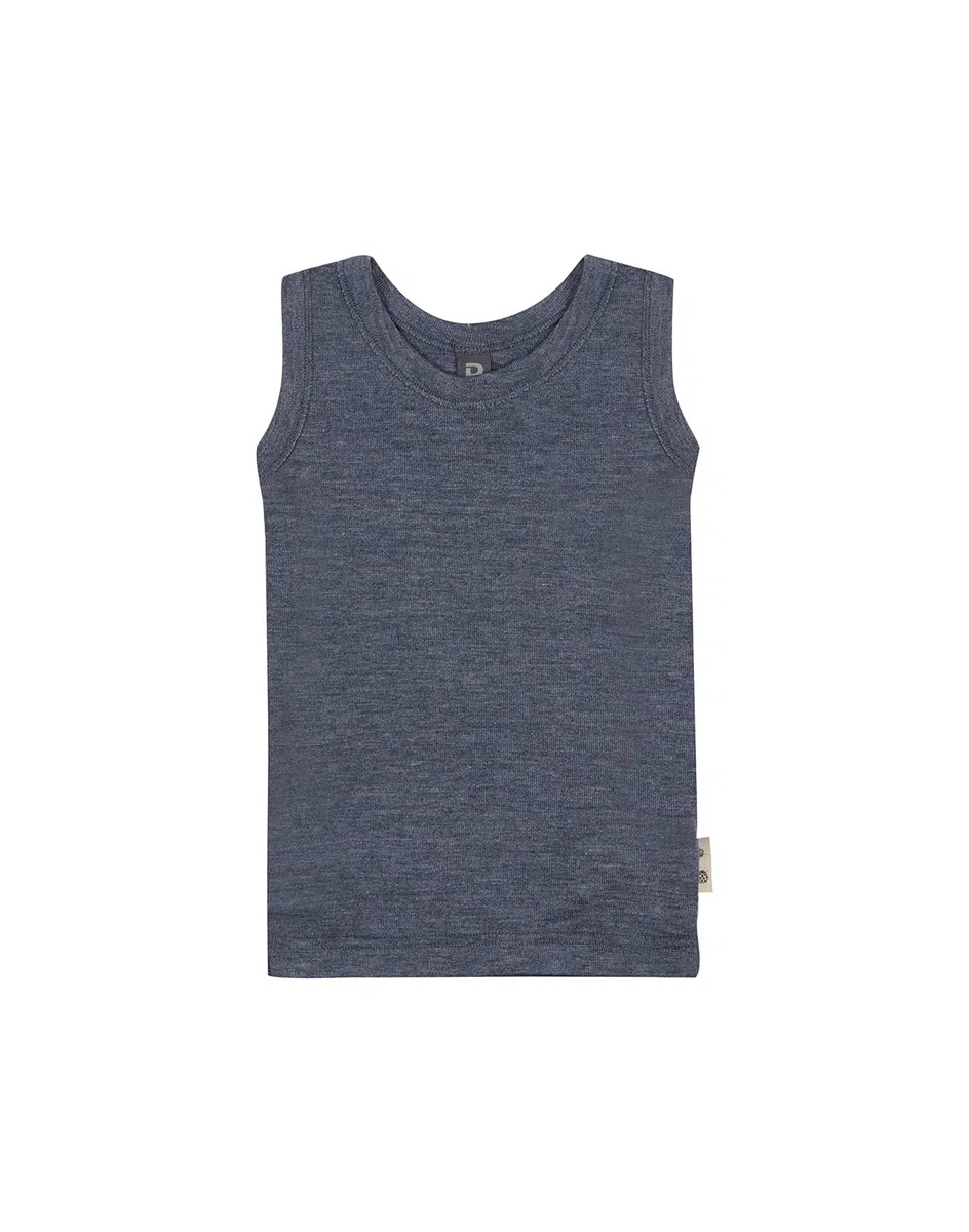 Dilling Baby Tanktop aus 70% Bio-Merinowolle & 30% Maulbeerseide – Natürlich Temperaturausgleichend, Seidig Weich & Hautfreundlich – Luxus Unterhemd aus Naturfasern