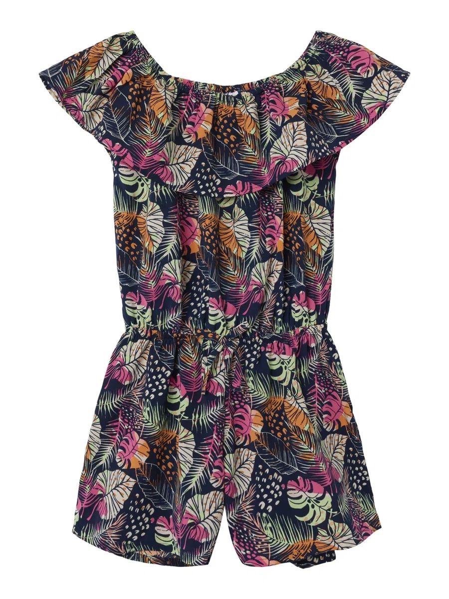 NAME IT Mädchen Jumpsuit kurz NKFVINAYA Playsuit FFFFF