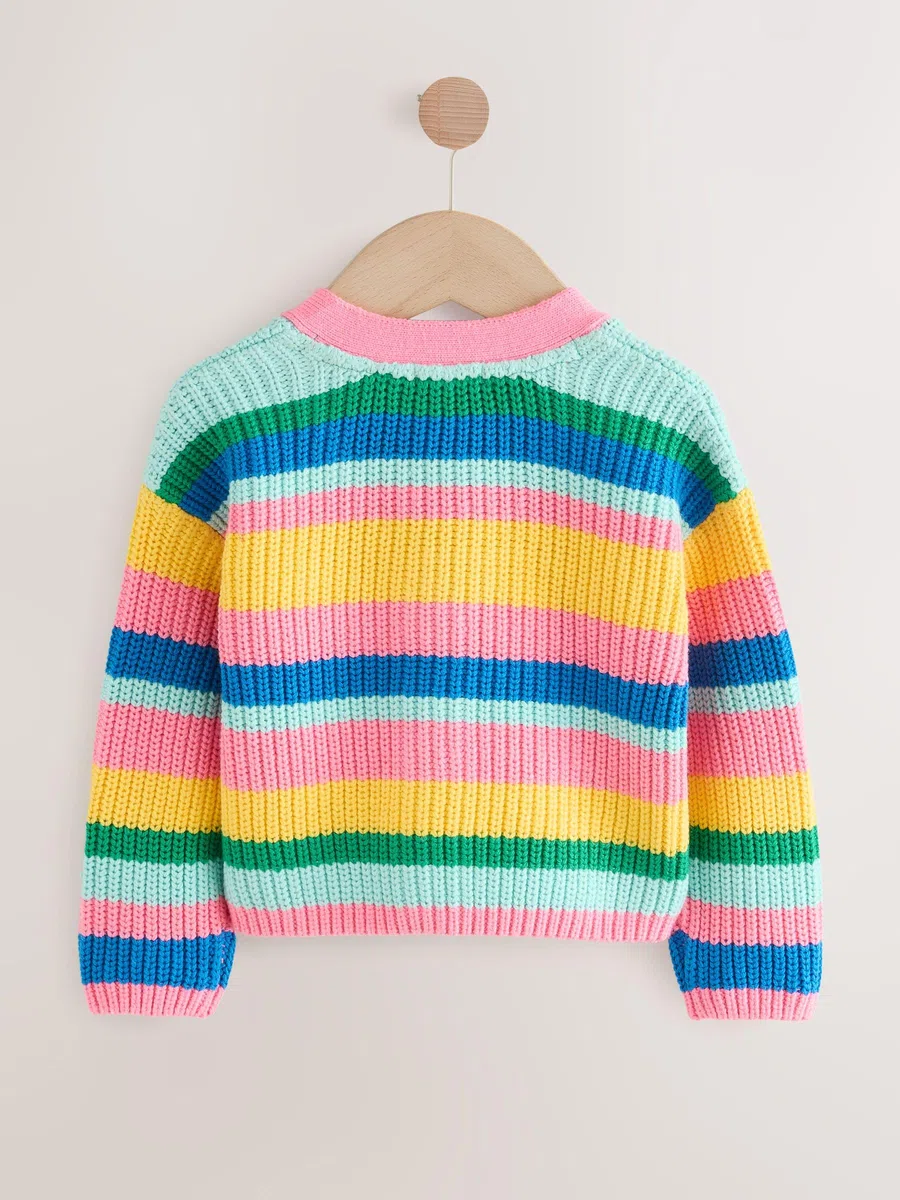 NEXT Mädchen Strickjacke mit V-Ausschnitt 62-122