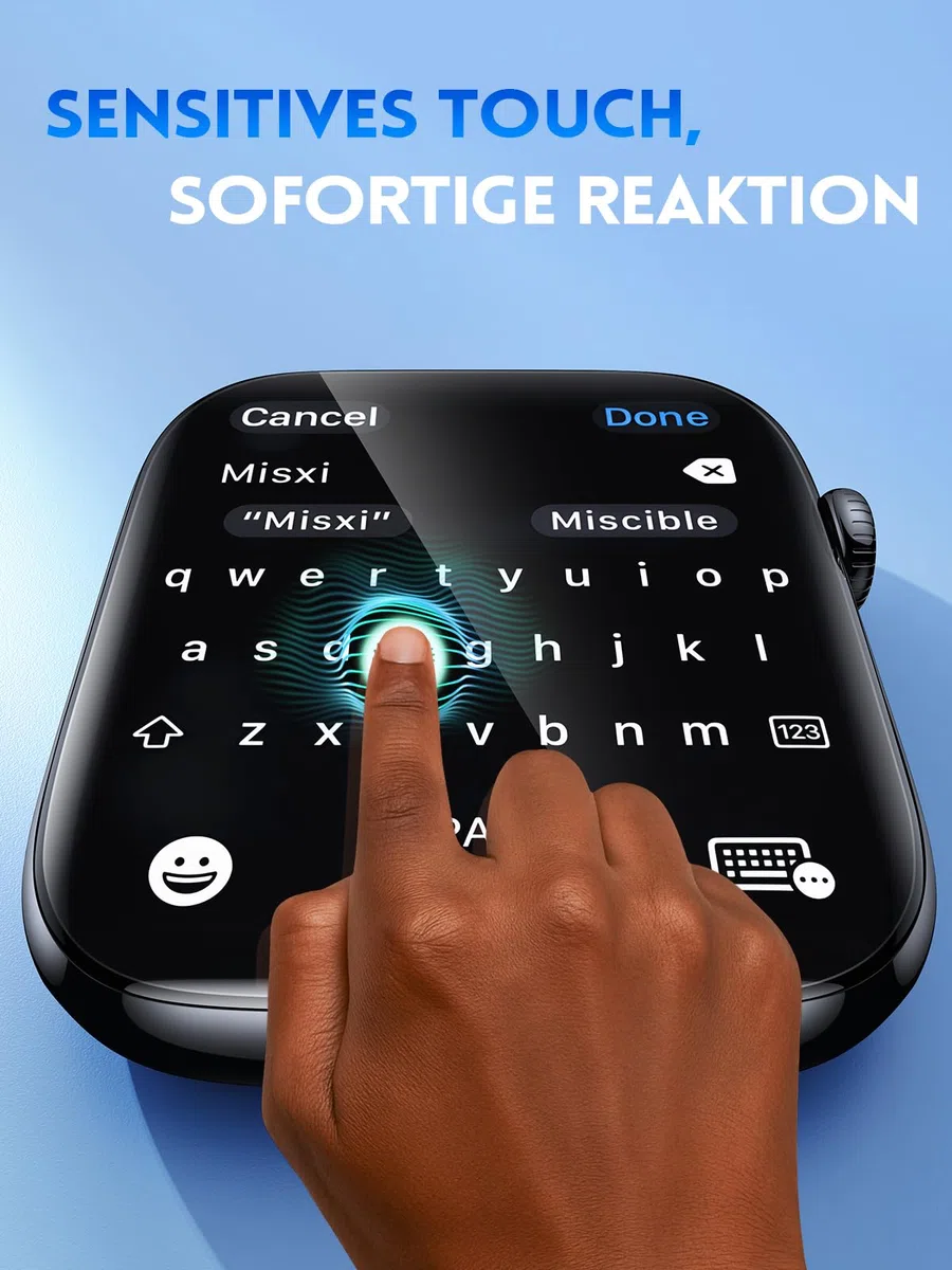 Misxi 6 Stück Flexible TPU Schutzfolie für Apple Watch Series 10/11 46mm mit Alignment Tool – Selbstheilend, Kratzfest, Blasenfrei und Ultra-HD Klarheit für iWatch