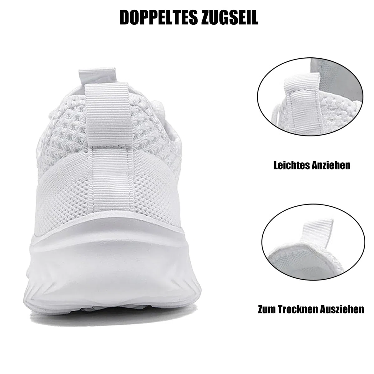 Sneaker Damen Schuhe Turnschuhe Sportschuhe Laufschuhe Slip On Leichte Tennisschuhe Fitnessschuhe Joggingschuhe Damenschuhe