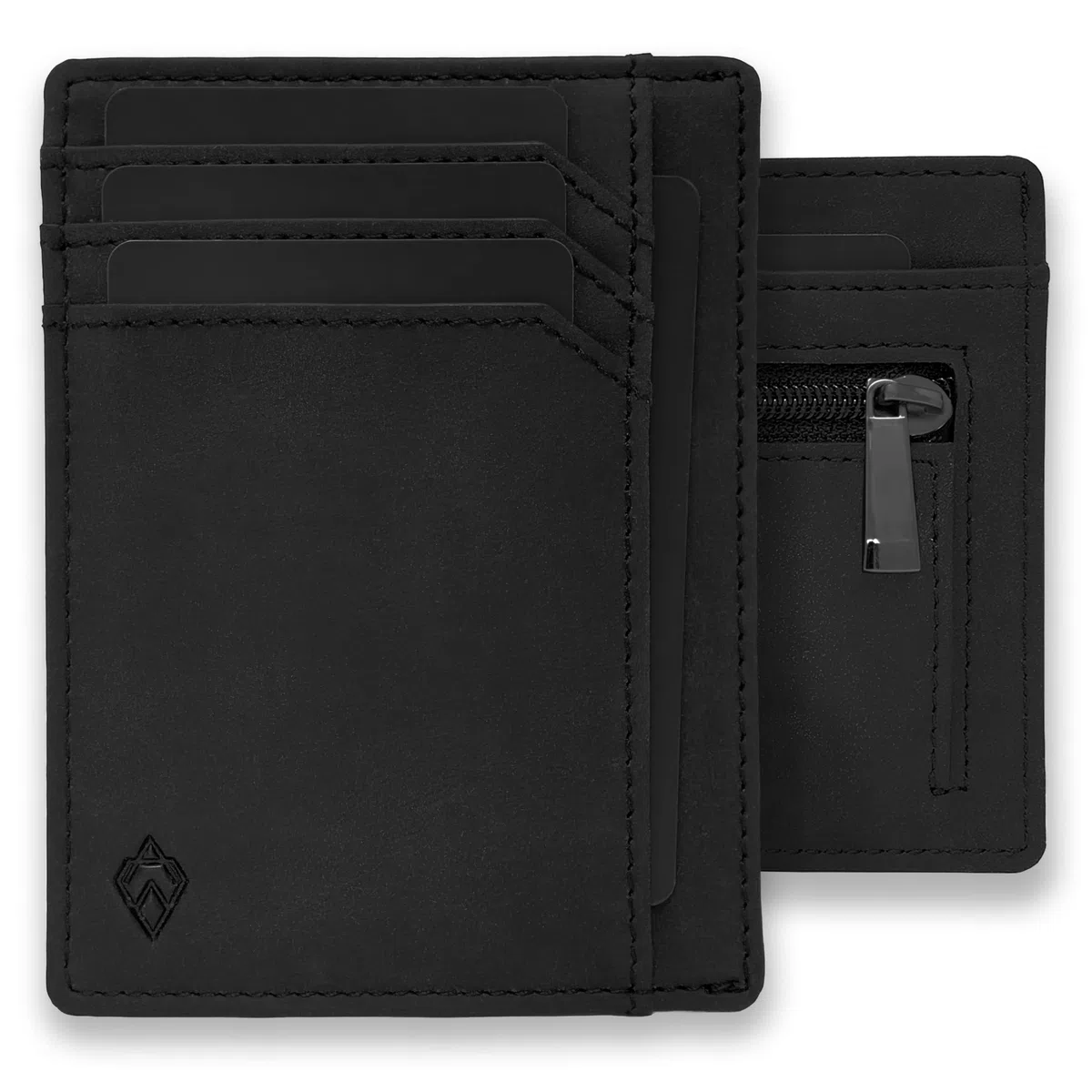 AKIELO RFID-blockerande Kreditkorthållare Och Presentlåda – Ultra Slim Plånbok för Män – Minimalistisk Kortplånbok (Bravo Kollektion)